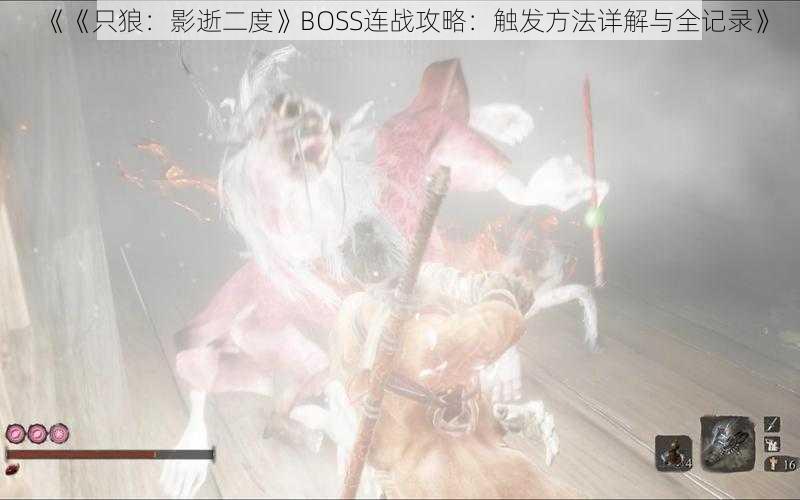 《《只狼:影逝二度》BOSS连战攻略:触发方法详解与全记录》